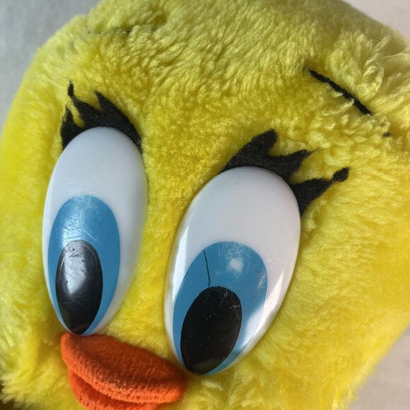 Tweety Bird Plush Vtg 1990 Warner Bros Mighty Star 14 in Yellow Stuffed Animal - Picture 6 of 9